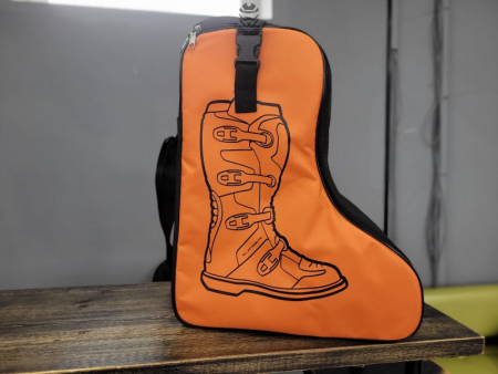 MX ATTRIBUTE Сумка для мотобот (цвет оранжевый)