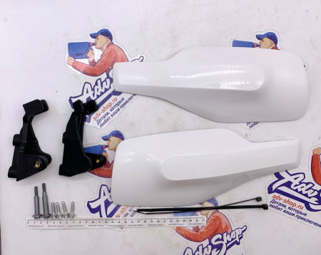 Husqvarna HANDGUARD CPL. LE+RI WHITE Защита рук в комплекте с крепежом  701 Supermoto 16-19 ( 2700217900028 )