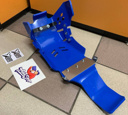 HardGlide защита картера ( синий ) Husqvarna 250 350 FE 24-26 / GasGas EC 350F 24-26 // HG-HE4-24-137L-BLU