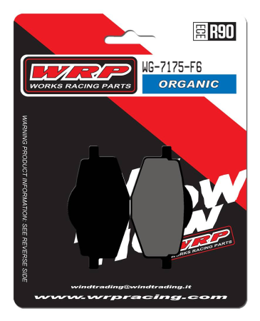 WRP WG-7175-F6 Тормозные колодки  ( LMP175 ST / FDB383 / FA101 / MCB568 )