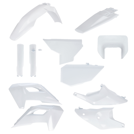 ACERBIS FULL PLASTIC KIT HUSQVARNA WHITE полный комплект пластика ( белый ) 150-501 TE/FE 25-25 // 0026855.031