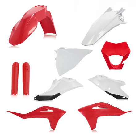 Acerbis FULL PLASTIC KIT GAS GAS RED WHITE полный комплект пластика ( красный - белый ) EC 21-23 // 0024633.553