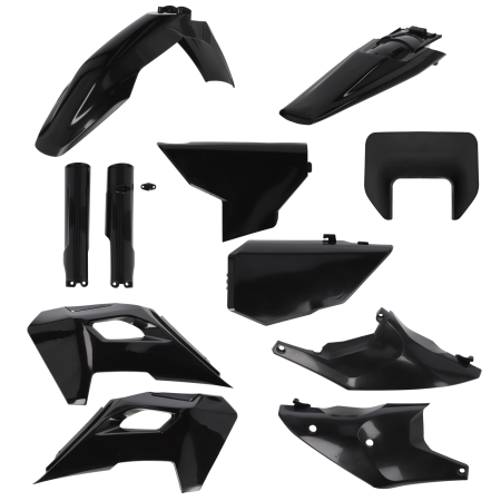 ACERBIS FULL PLASTIC KIT HUSQVARNA BLACK полный комплект пластика ( черный ) 150-501 TE/FE 25-25 //  0026855.090