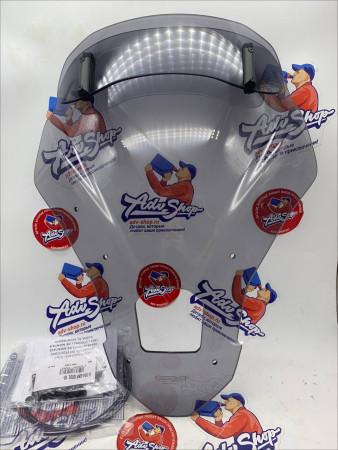 MRA Стекло туринг с регулируемым спойлером дымчатое (Honda CRF1000L 16+)