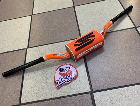 Scar Руль O2 28mm (1 1/8") McGrath-Short Style KTM оранжевый руль - оранжевая подушка // S9162OR-OR