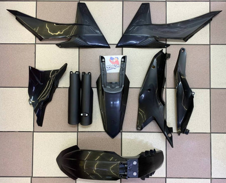 Polisport  Комплект пластика черный W/mask KTM EXC-EXC-F-XC-W-XC-FW '2024-> // 91608