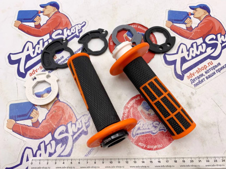 KTM Lock-on grip set грипсы открытый торец 125-450 SX-SXF 23-> / EXC-EXCF 24-> ( A46002921500EB )