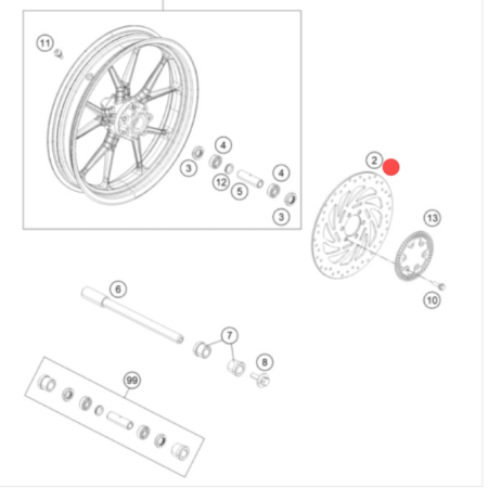 BRAKE DISC FRONT