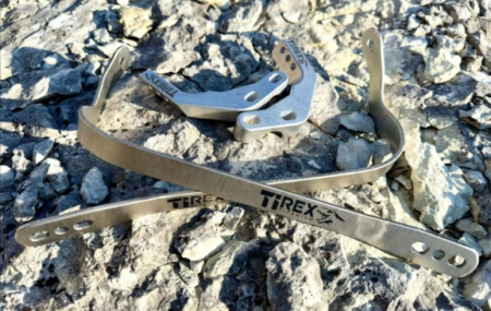 Ti-rex Защита рук комплект титан руль 28 мм ( крепление к стойкам руля )  // TRX-071-Ti