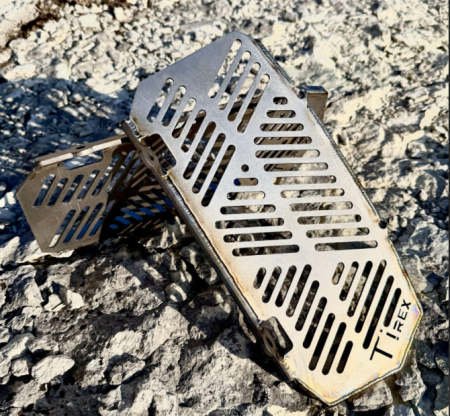 Ti-Rex Защита радиаторов титан на KTM 17-23гг EXC TPI, KTM 24гг EXC TBI // TRX-02-Ti-0002-001.2