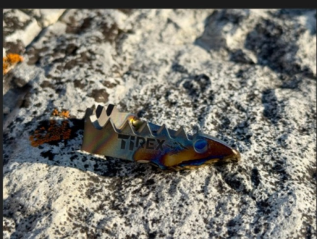 Ti-Rex Наконечник лапки заднего тормоза титан стандарт на KTM 17-23гг EXC TPI, KTM 24гг EXC TBI // TRX-03-Ti-0002-001.2