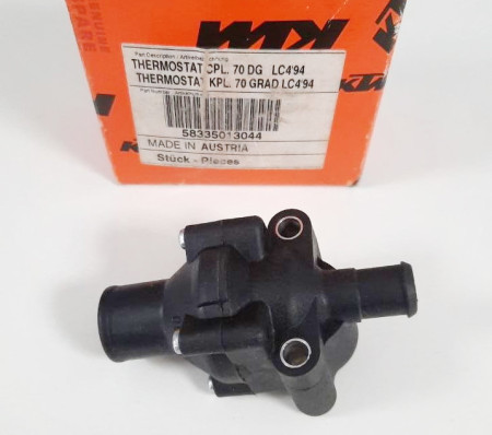 KTM THERMOSTAT CPL. 70 DG LC4'94 Термостат в сборе с корпусом 625/640 ( 58335013044 / 58335013000 )