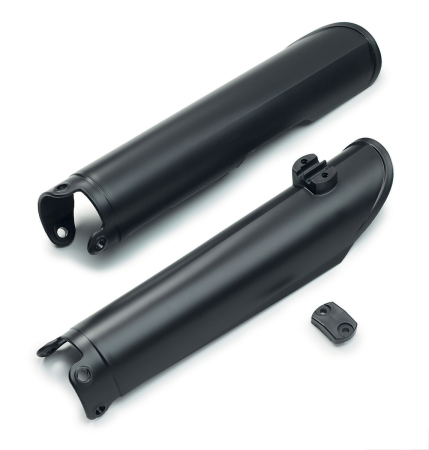 KTM FORK PROTECT. L/S+R/S BLACK Защита вилки ( черный ) комплект SX/SXF/EXC/EXF/125-450/03-07 450SMR/12-14 ( 5900109410030 )