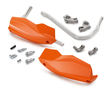 KTM Handguard kit защита рук алюминиевая ( руль 28 mm ) ( оранжевый ) 790 890 Adv 19-> ( 63502979000EB = 63502979020 + 76502979144 + 76502979050EB )