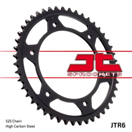 JTR 6 42 звезда ведомая стальная  42 зуба  ( болт 8.5mm ) BMW F800GS 08-09