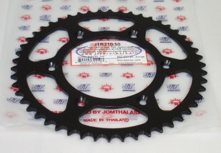 JTR 210 50 звезда ведомая стальная  50 зубов Honda CRF / XR