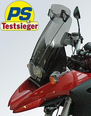MRA Стекло туринг с регулируемым спойлером дымчатое  (BMW R1200GS / ADVENTURE)