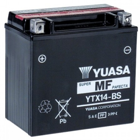 YUASA АКБ аккумулятор YTX14-BS (5050694004513)
