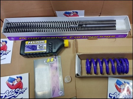 HYPER PRO комплект прогрессивных пружин перед/зад XL650 00-07 ( SP-HO06-SSC013 )