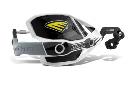 CYCRA CRM ULTRA 1-1/8 CLAMPS WHITE/BLACK/GREY защита рук анодированный алюминий ( 1CYC740812X )(TR 123774 )