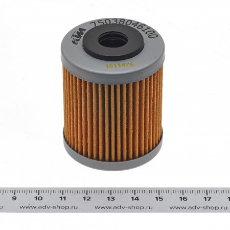 KTM OIL FILTER SHORT масляный фильтр короткий  690 R / SM / DUKE 12- 24 // 701 16-24 ( 75038046100 / 75038046000 )