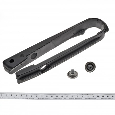 KTM CHAIN GUARD KIT слайдер цепи на маятник KIT 690  R / SMC  08-24 ( 76504066010 = 76504066000 + крепеж )