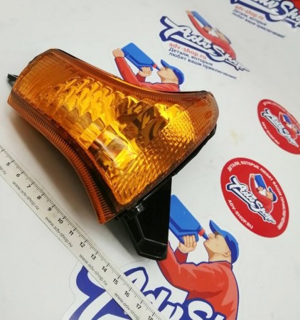 V-parts Поворотник передний левый - оранж - XL650 Transalp (03-06) (8909)