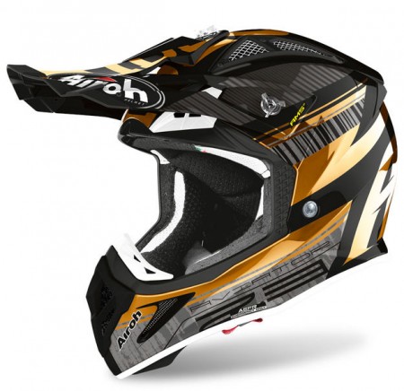 Внедорожный шлем Aviator 2.3 Novak Chrome Gold M